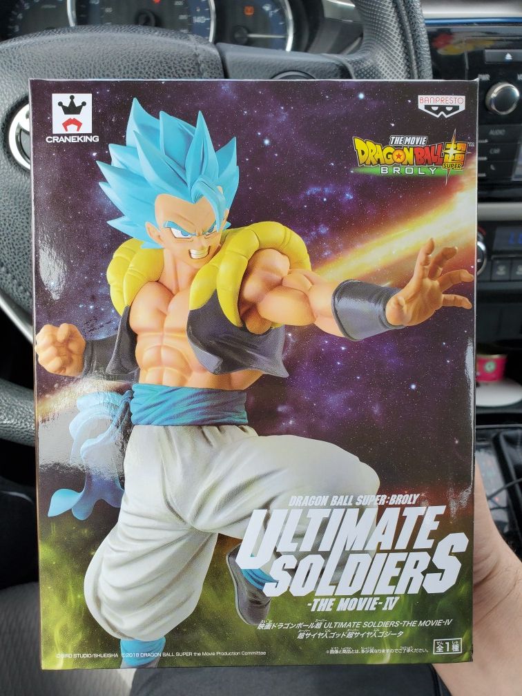 Dragon ball super Super Saiyan Blue Gogeta Movie Statue