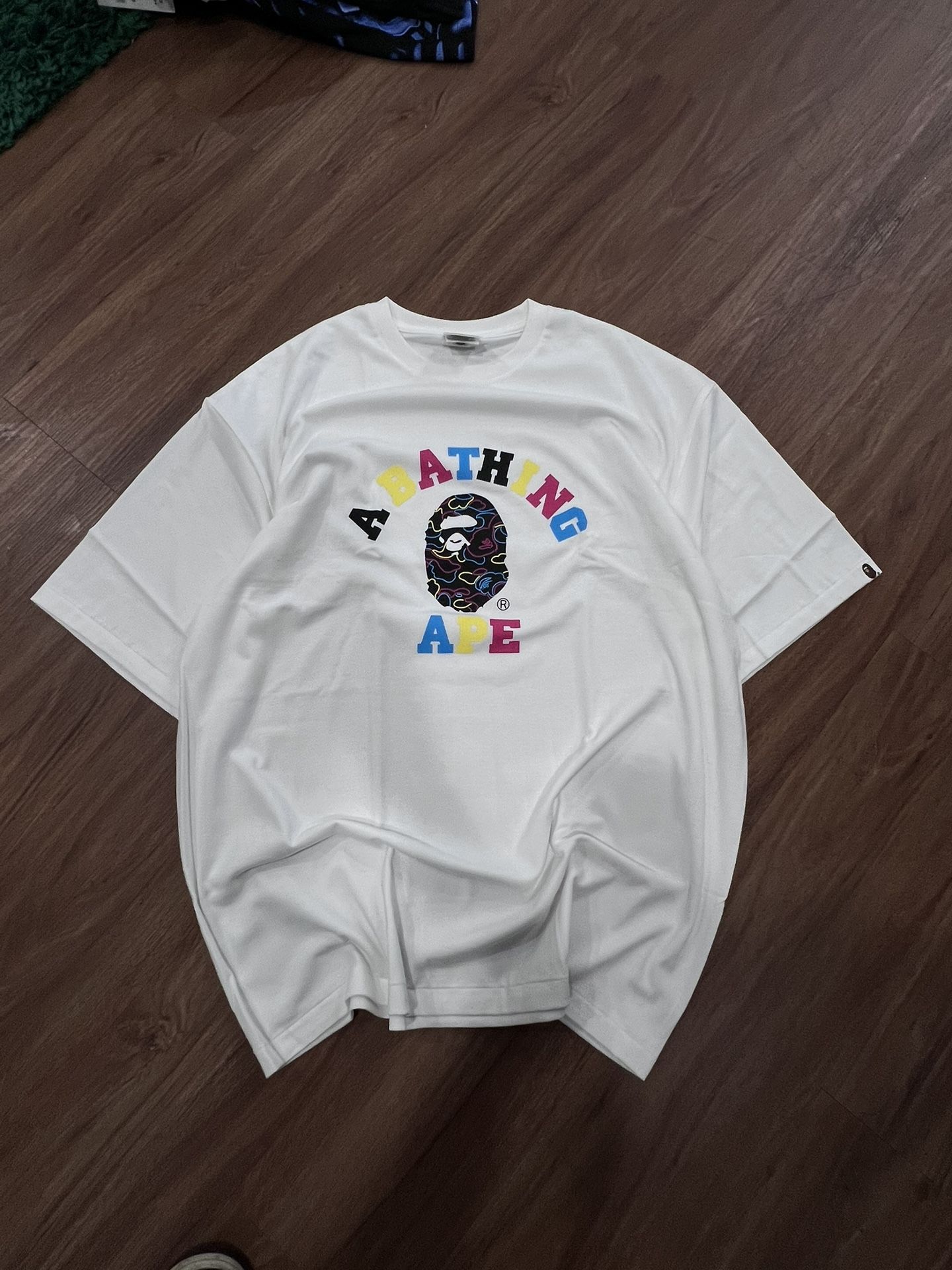 BAPE Multicolor Camo Ape Head Tee (Size 3XL)