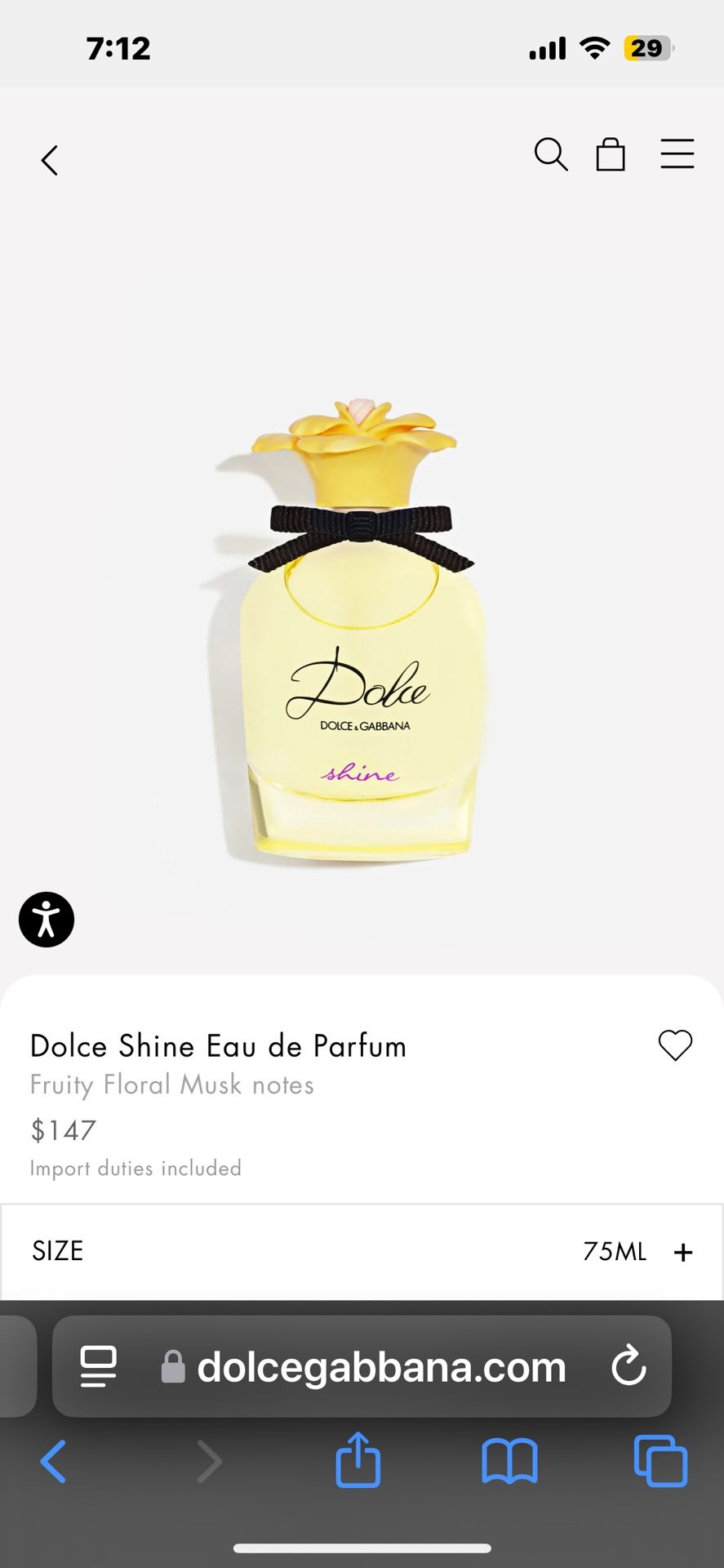Dolce & Gabbana Shine Perfume