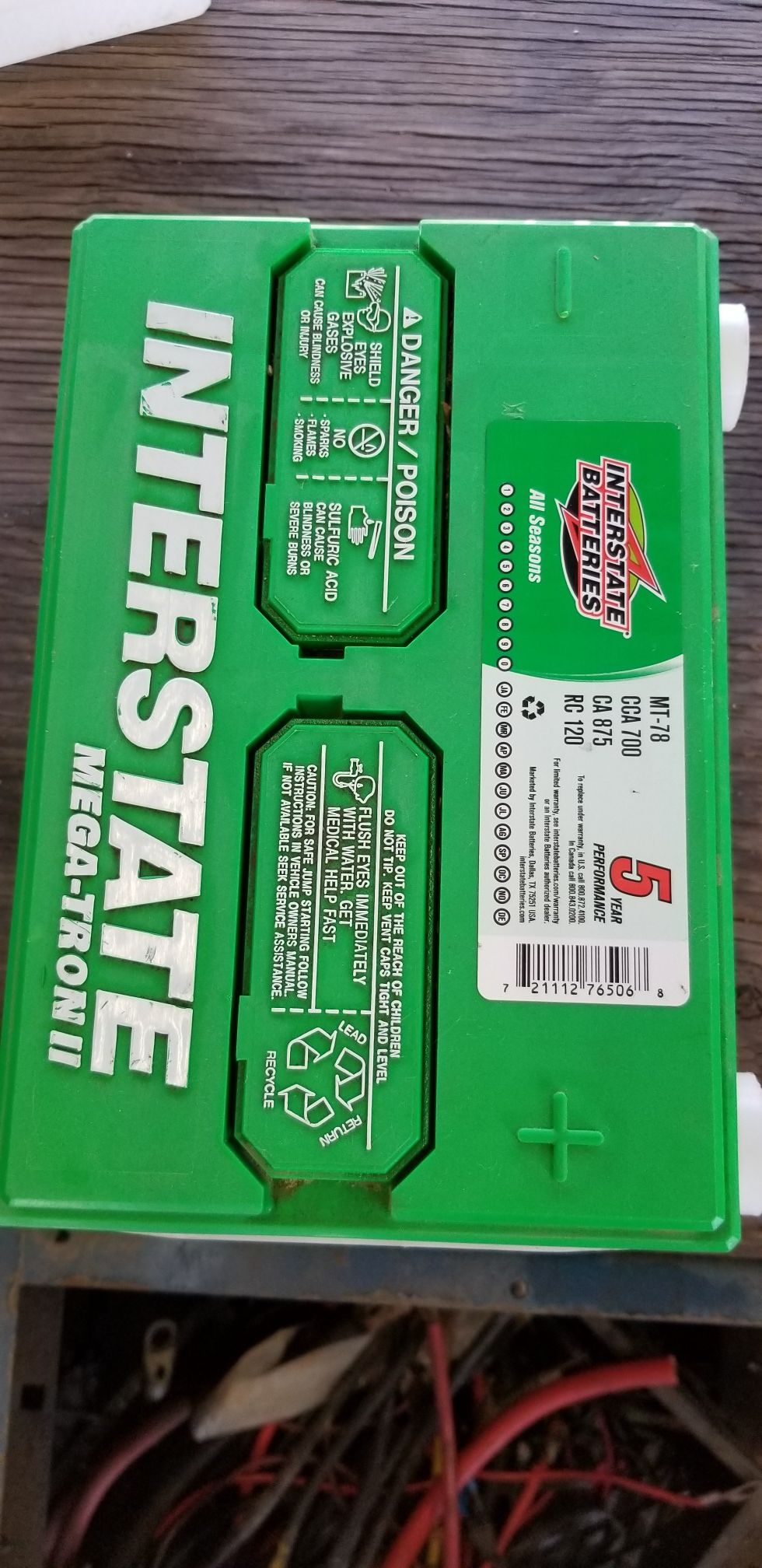MT 78 interstate battery