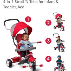 PreOwned - Radio Flyer 4 in 1 Stroller and Trike $65