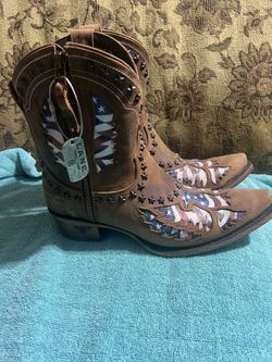 Lane Woman’s Western Patriotic Boots