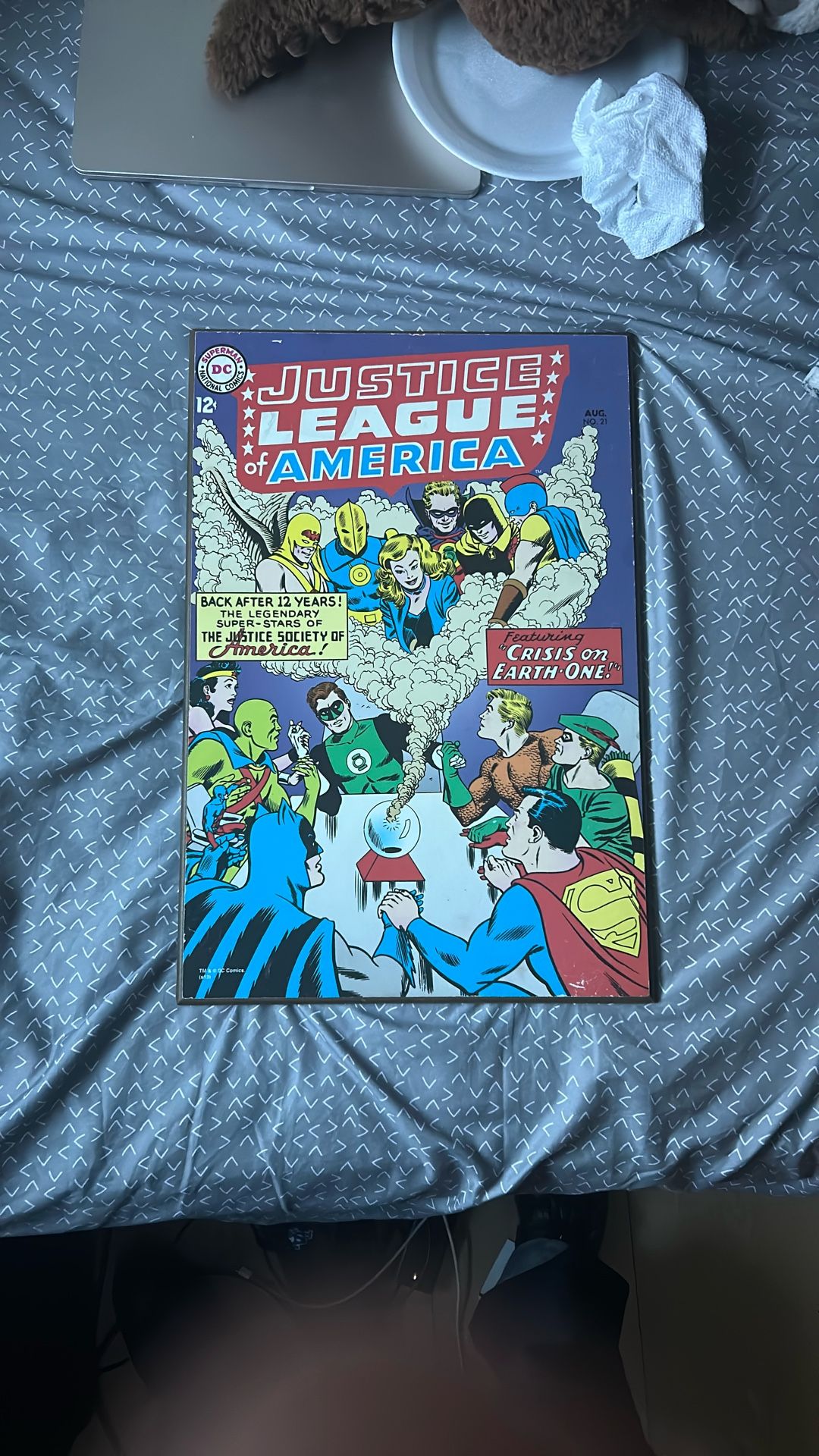 JUSTICE LEAGUE, HARD WOOD POSTERS.