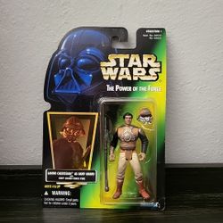 New Kenner Star Wars POTF Lando As Skiff Guard Green Card  D