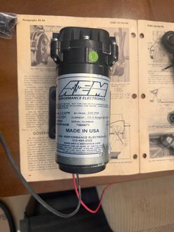 Aem methanol pump