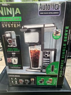 NEW Ninja coffee bar single serve system Auto-IQ One Touch Intelligence new in the box