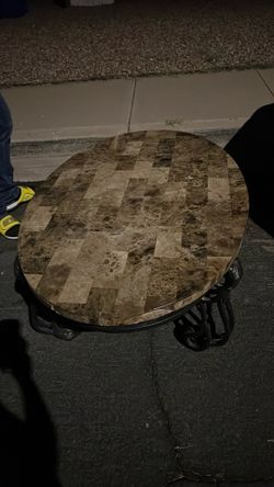 Marble table