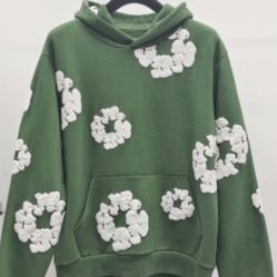 Green denim tear size m 