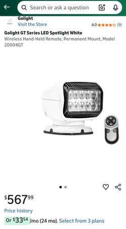 Golight GT Radioray Spotlight 20004GT