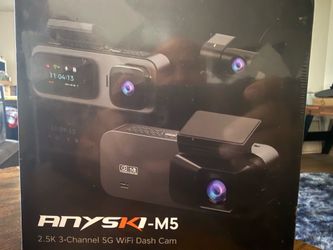 Anyskl-M5 2.5 3-channel 5G WiFi Dash Cam