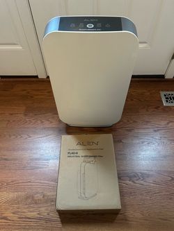 Allen BreatheSmart Flex 4-Speed Ionic White HEPA Air Purifier with extra New Filter