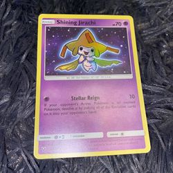 Shining Jirachi Pokémon Card