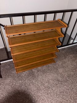 FOR SALE: 5-Tier Bamboo Shoe Rack