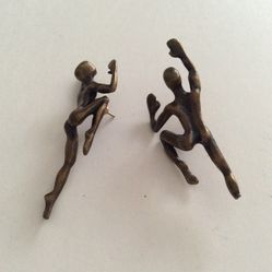 Earrings Male & Female Studded Brassy Bjr 