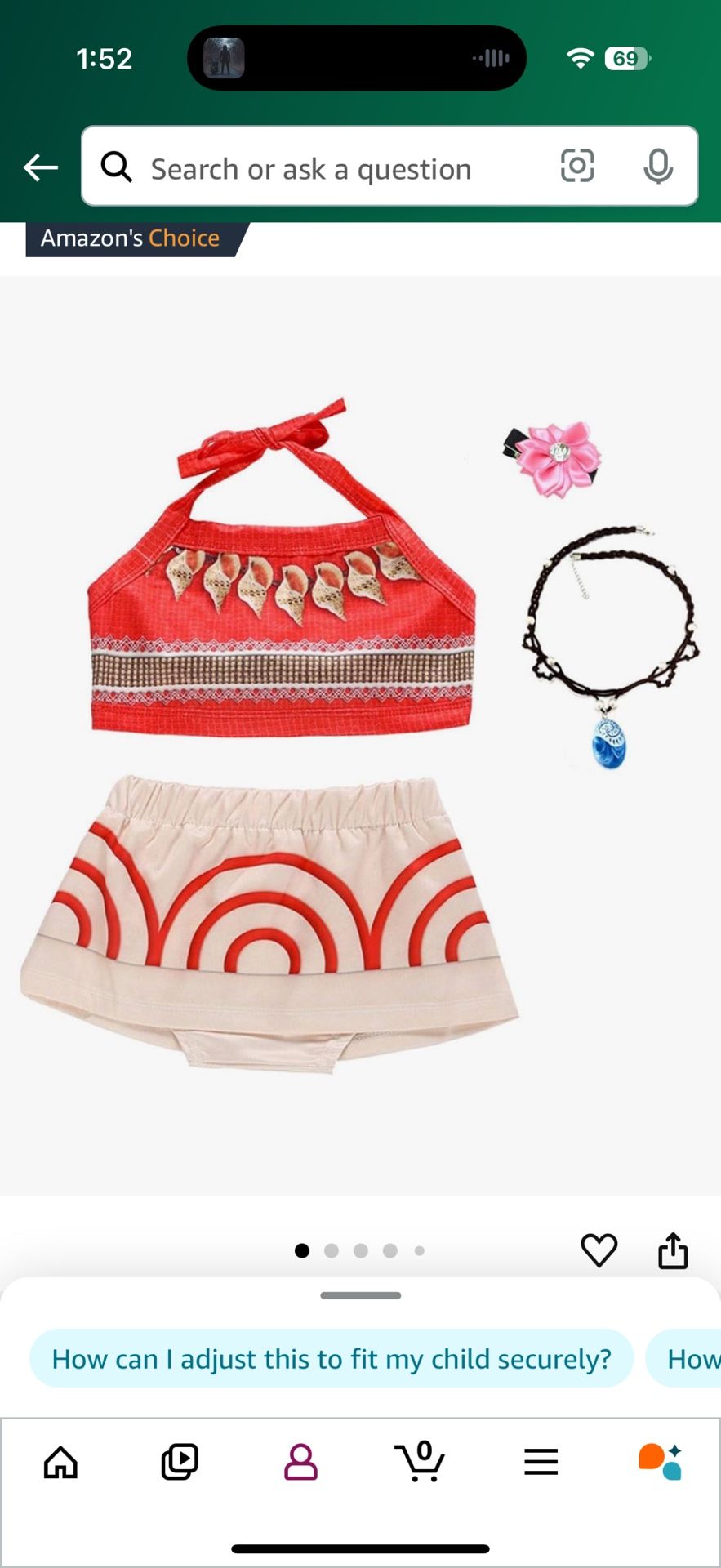 Moana costume