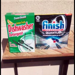 Dish  washing detergent Both For $5 Pickup hours 2:00-10:45 rainbow/charleston cash only read description