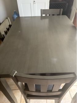 Dining table with chairs