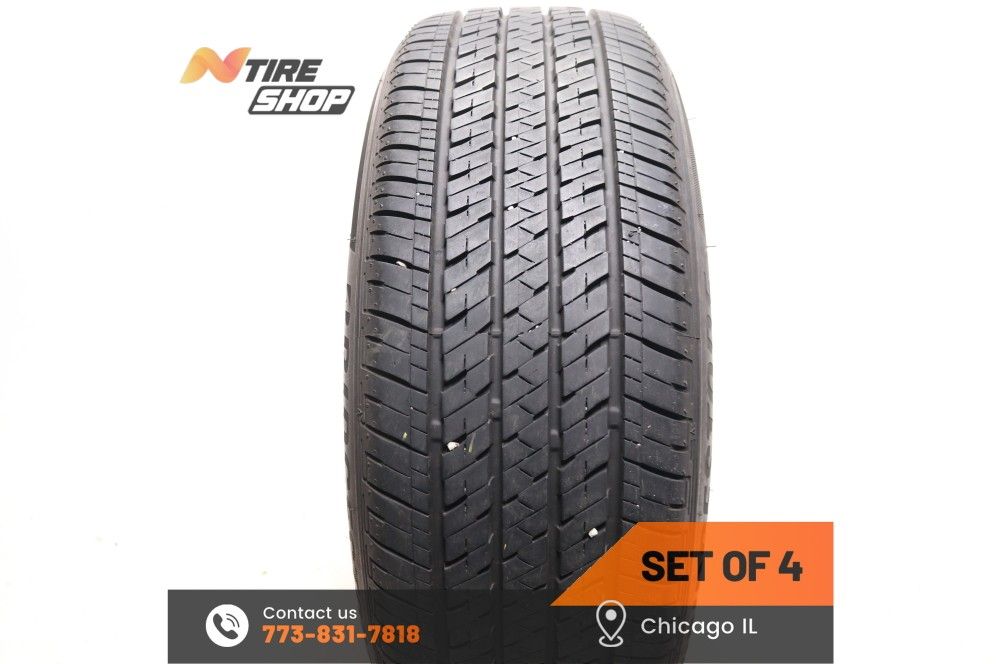 Set of 4 Used 8.5/32 215/55R17 94V Bridgestone Ecopia EP422 Plus