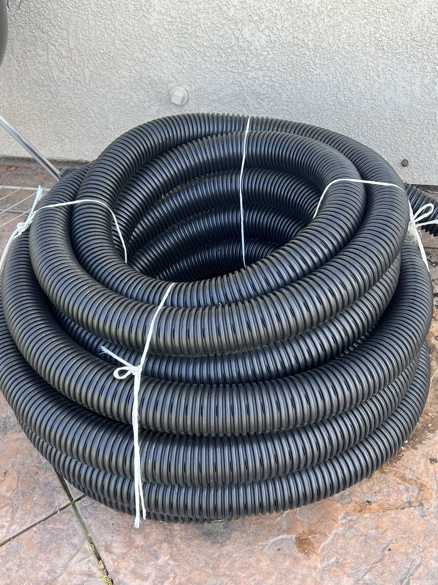 Perforated drain pipe