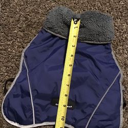 Small Dark Blue Dog Jacket