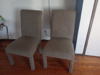 Two accent chairs