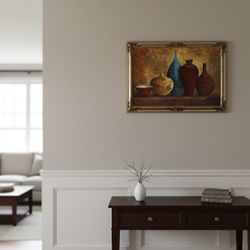 Beautiful Oil Painting Reproduction - Ornate Gold Frame - Home Decor