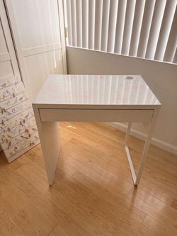 Desk with Drawer and Cable Outlet $25