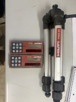 Hilti Receivers 2 And Hilti Tripod