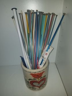 Knitting and crocheting needles