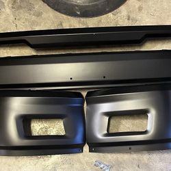 LA Zona Auto Parts 2009 to 2012 Dodge Ram Front Bumper Black Defensa Delantera with Fog lamps