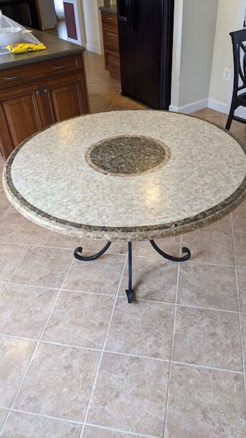 Arhaus 48" Mosaic collection Round Dining Table