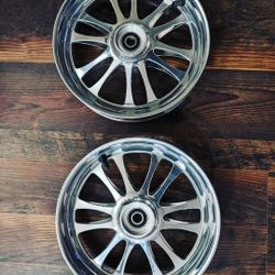 New 10x2 spindle mount wheels for sale