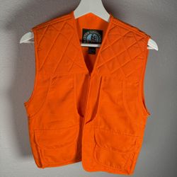 Master Sportsman Youth Blaze Orange Hunting Vest Kids Large Outdoor