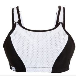 Glamorise Sports Bra 46D Wicking Double Layer Wired Bra NIP