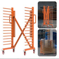 Shelf Door & Cabinet Door Paint Drying Rack-MOOFI 15-Heavy-Duty Metal Rack for Painting, Staining & Curing Doors, Cabinet Doors, Trim & Wood Panels- S