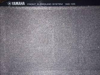 YAS-105 Sound Bar with Dual Built-in Subwoofers