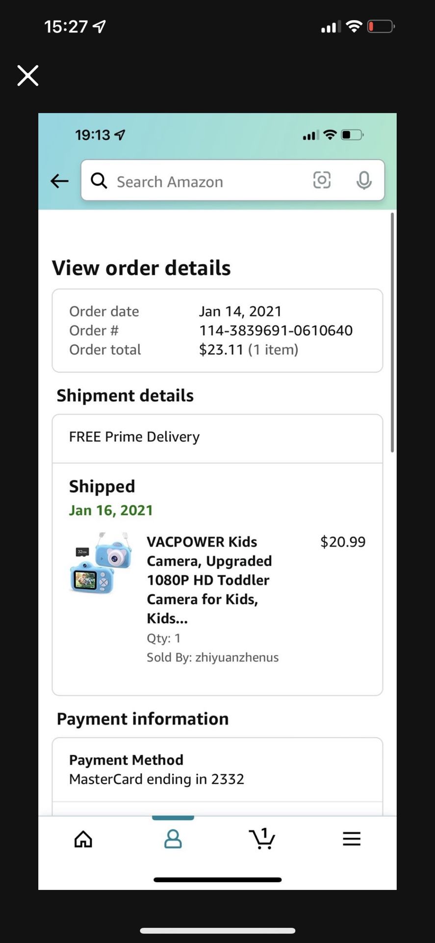 VACPOWER Kids Camera, Upgraded 1080P HD Toddler Camera for Kids, Kids