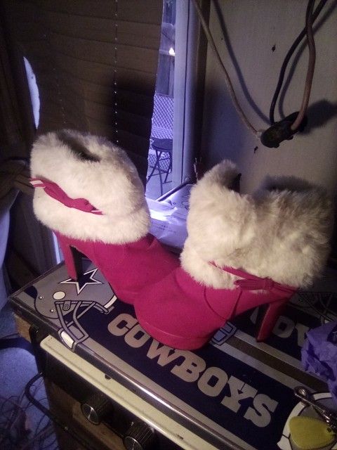 Mrs Claus High Heels