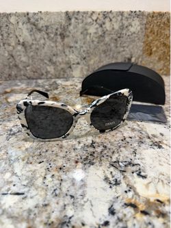 Prada SPR 03Y-F Designer Sunglasses | New w/ Tags, Case & Cloth | Retail $298