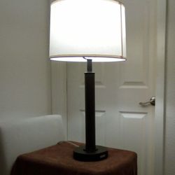 Table Lamp With Outlet / Socket RED LIGHT 