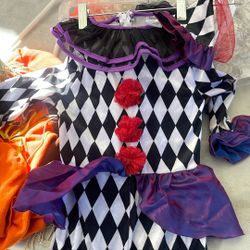 Halloween Clown Kids 5-6t