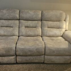 Couch with recliners