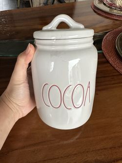 Rae Dunn Cocoa Small Canister