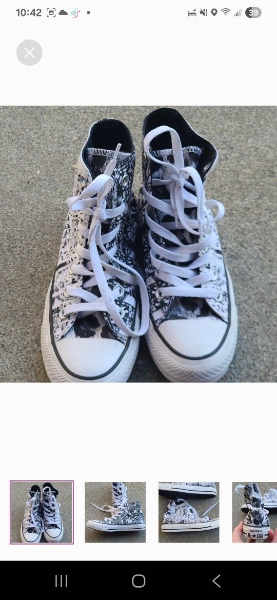 Kids Size 5 CONVERSE