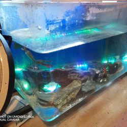 Acrylic Fish Tank With Metal Stand 