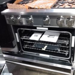 Viking Stove 36 Inches New Open Box WARRANTY  Ready To Deliver  All Gas  1 Year Warranty  6 Burner
