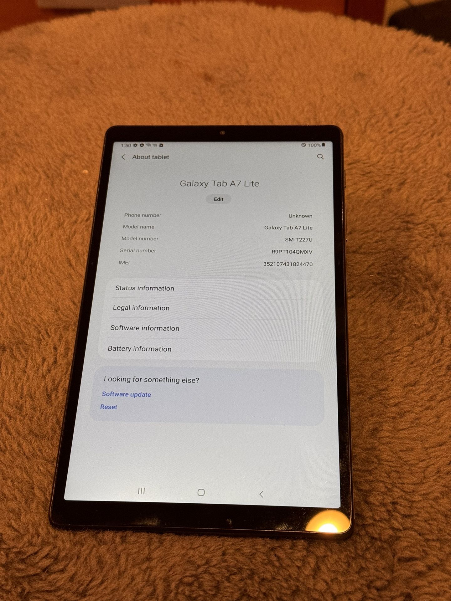 GALAXY TAB A7 LITE