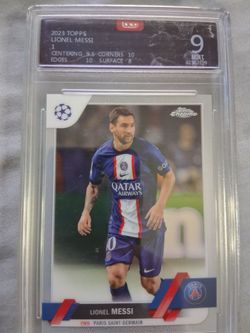 2023 topps Lionel messi graded 9
