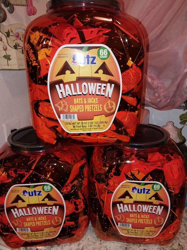 Halloween Pretzels 66 Bags