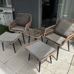 5 Piece Outdoor Lounge Set